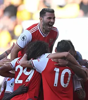 Arsenal's Kolasinac Goes Wild: Exuberant Celebration of Second Goal vs. Watford (2019-20)