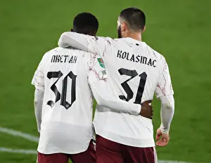 Arsenal's Kolasinac and Nketiah Square Off Against Leicester City in Carabao Cup Clash