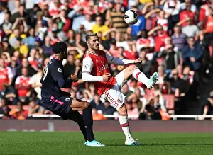 Arsenal's Kolasinac Outmaneuvers Bournemouth's Billings in Premier League Clash