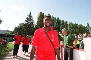 Arsenal's Kolo Toure Dominates Pre-Season Friendly Against Schwadorf, 2006