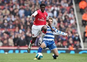 Arsenal v Reading 2007-8 Collection: Arsenal's Kolo Toure Scores Twice as Gunners Defeat Reading 2-0 in Barclays Premier League