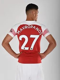 Arsenal's Konstantinos Mavropanos at 2018/19 First Team Photo Call