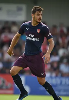 Borehamwood V Arsenal 2018-19 Prints: Arsenal's Konstantinos Mavropanos in Action during Borehamwood Pre-Season Friendly (2018)