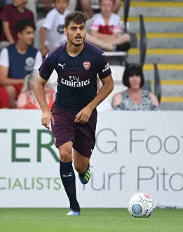 Borehamwood V Arsenal 2018-19 Prints: Arsenal's Konstantinos Mavropanos in Action during Pre-Season Friendly against Borehamwood