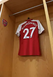 Arsenal V Burnley 2017-18 Prints: Arsenal's Konstantinos Mavropanos Ready for Burnley Clash (2017-18)