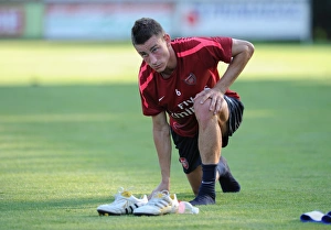Arsenal's Koscielny at 2010 Pre-Season Training, Austria