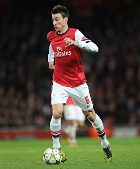 Arsenal's Koscielny in Action: Arsenal vs. Montpellier (Champions League 2012-13)