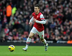 Arsenal's Koscielny in Action: Arsenal vs Stoke City (2013)