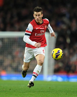 Arsenal's Koscielny in Action Against Fulham (2012-13)