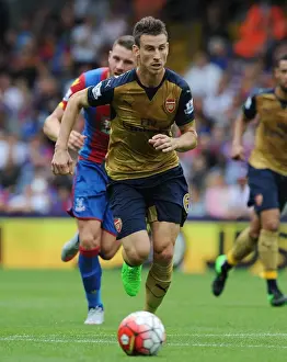 Crystal Palace V Arsenal 2015-16 Prints: Arsenal's Koscielny Concentrates in Intense Crystal Palace Showdown (August 2015)
