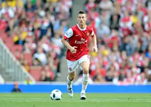 Arsenal's Koscielny Scores in 4-1 Victory over Blackburn Rovers, Emirates Stadium, 2010