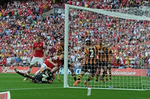 Arsenal V Hull City - FA Cup Final 2014 Prints: Arsenal's Koscielny Scores Decisive Goal in FA Cup Victory over Hull City