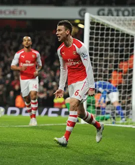 Arsenal's Koscielny Scores First Goal: Arsenal vs Leicester City, Premier League 2014-15
