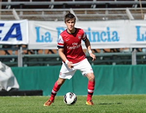 Arsenal U19 V Sporting Lisbon U19 NextGen Series 3rd Place Play Off 2012-13 Prints: Arsenal's Kris Olsson Scores in 3rd Place Play-off against Sporting Lisbon U19 in Nextgen Series