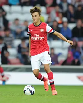 Southampton V Arsenal 2012-13 - Pre Season Prints: Arsenal's Kriss Olsson in Action during Southampton's 2012-13 Pre-Season Match