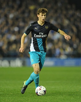 Sheffield Wednesday V Arsenal - Capital One Cup 2015-16 Prints: Arsenal's Krystian Bielik in Action against Sheffield Wednesday - Capital One Cup 2015-16