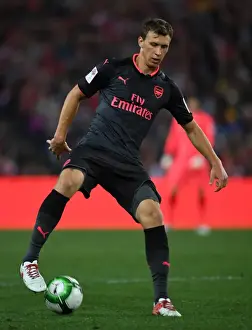 Sydney FC V Arsenal - 2017-18 Prints: Arsenal's Krystian Bielik in Action against Sydney FC - Pre-Season Friendly 2017