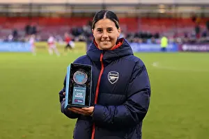 Brighton And Hove Albion V Arsenal 2023-24 Prints: Arsenal's Kyra Cooney-Cross Named Barclays Women's Super League Player of the Match in Brighton & Hove Albion