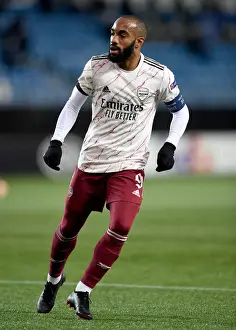 Arsenal's Lacazette in Action against Molde FK in Europa League Group Stage