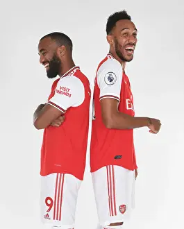 Arsenal's Lacazette and Aubameyang Unite at Arsenal's Pre-Season Training