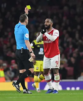 Arsenal's Lacazette Booked in Intense Arsenal v Southampton Clash (Premier League 2019-20)