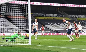 Tottenham Hotspur V Arsenal 2020-21 Prints: Arsenal's Lacazette Denied by Lloris in Tottenham Showdown (Premier League 2020-21)