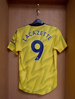 Arsenal's Lacazette Jersey in Sheffield United's Changing Room (2019-20)