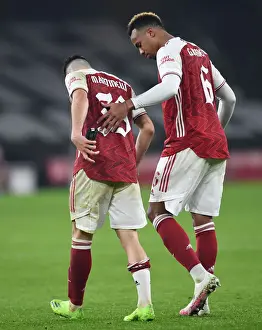 Arsenal's Lacazette and Magalhaes in Carabao Cup Clash Against Manchester City