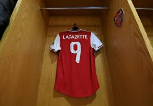 Images Dated 24th October 2019: Arsenal's Lacazette Readies for Vitoria Clash in Europa League Group Stage