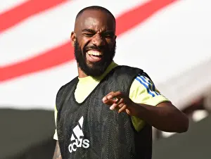 Southampton V Arsenal 2019-20 Prints: Arsenal's Lacazette Ready to Sub in Southampton Showdown (2019-2020)