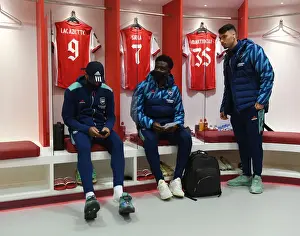 Arsenal's Lacazette, Saka, and Smith Rowe Prepare for Carabao Cup Showdown against Liverpool