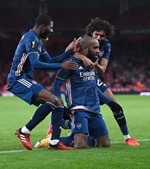 Arsenal's Lacazette Scores First Goal: Arsenal FC vs. Rapid Wien, UEFA Europa League 2020-21