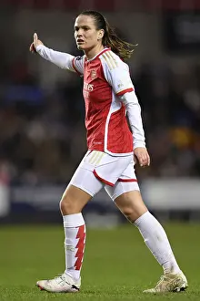 Arsenal's Laia Codina Reacts During FA WSL Cup Clash Against Reading