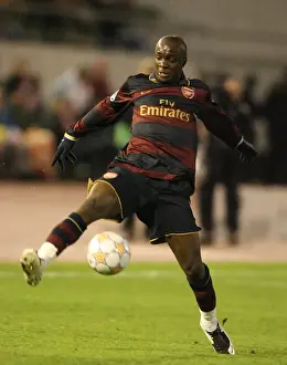 Slavia Prague V Arsenal 2007-8 Prints: Arsenal's Lassana Diarra Shines as Gunners Keep Slavia Prague Scoreless in UEFA Champions League Group H