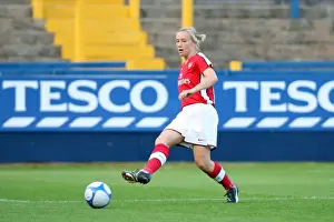 Arsenal Ladies V Everton Community Shield 2008-09 Prints: Arsenal's Laura Bassett Celebrates Winning the FA Womens Community Shield vs Everton (2008)