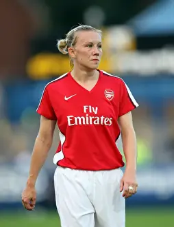 Arsenal's Laura Bassett Scores the Winning Goal in FA Womens Community Shield against Everton (2008)