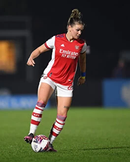 Images Dated 2nd March 2022: Arsenal's Laura Wienroither in Action during FA WSL Match: Arsenal Women vs Reading Women