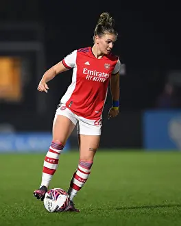 Arsenal Women V Reading Women 2021-22 Prints: Arsenal's Laura Wienroither in Action during FA WSL Match: Arsenal Women vs Reading Women