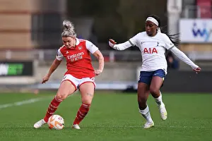 Tottenham Hotspur Women V Arsenal Women 2022-23 Prints: Arsenal's Laura Wienroither Battles it Out in Thrilling Arsenal vs
