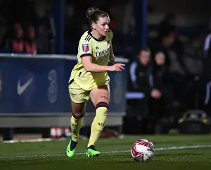 Chelsea Women V Arsenal Women 2021-22 Prints: Arsenal's Laura Wienroither Goes Head-to-Head with Chelsea Women in FA WSL Showdown