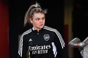 Tottenham Hotspur Women V Arsenal Women 2022-23 Prints: Arsenal's Laura Wineroither in Action: Battle of the Women's Super League - Arsenal vs