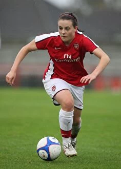 Images Dated 7th October 2009: Arsenal's Lauren Bruton Scores in 9-0 Victory over PAOK Thessaloniki in UEFA Women's Champions