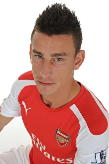 Arsenal's Laurent Koscielny at 2014-15 Photocall