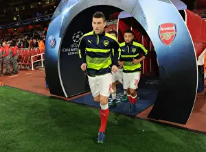 Arsenal V Paris Saint-Germain 2016-17 Prints: Arsenal's Laurent Koscielny Before Arsenal v Paris Saint-Germain UCL Clash (2016-17)