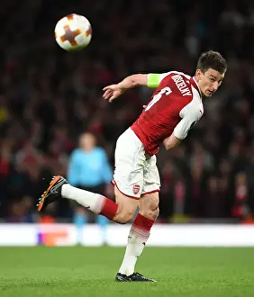 Arsenal's Laurent Koscielny in Europa League Semi-Final Clash Against Atletico Madrid