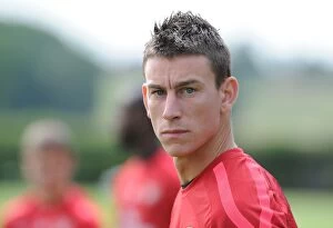 Images Dated 6th July 2010: Arsenal's Laurent Koscielny at London Colney Training Ground, 2010 (Pre-Season)