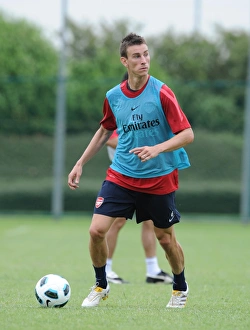 Arsenal's Laurent Koscielny at Training, London Colney 2010