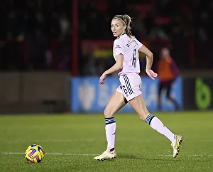 Arsenal's Leah Williamson in Action: Arsenal vs. West Ham United (FA Women's Super League)