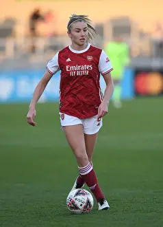 Arsenal's Leah Williamson in Action: Arsenal Women vs Birmingham City Women, FA WSL 2020-21