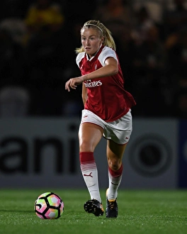 Arsenal's Leah Williamson in Action: Arsenal Women vs Everton Ladies Pre-Season Match